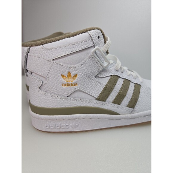 Adidas NEW Forum Mid White Orbit Olive Green Gum Shoes GZ3888 Men\'s 6.5 ***NOTE* main image 5